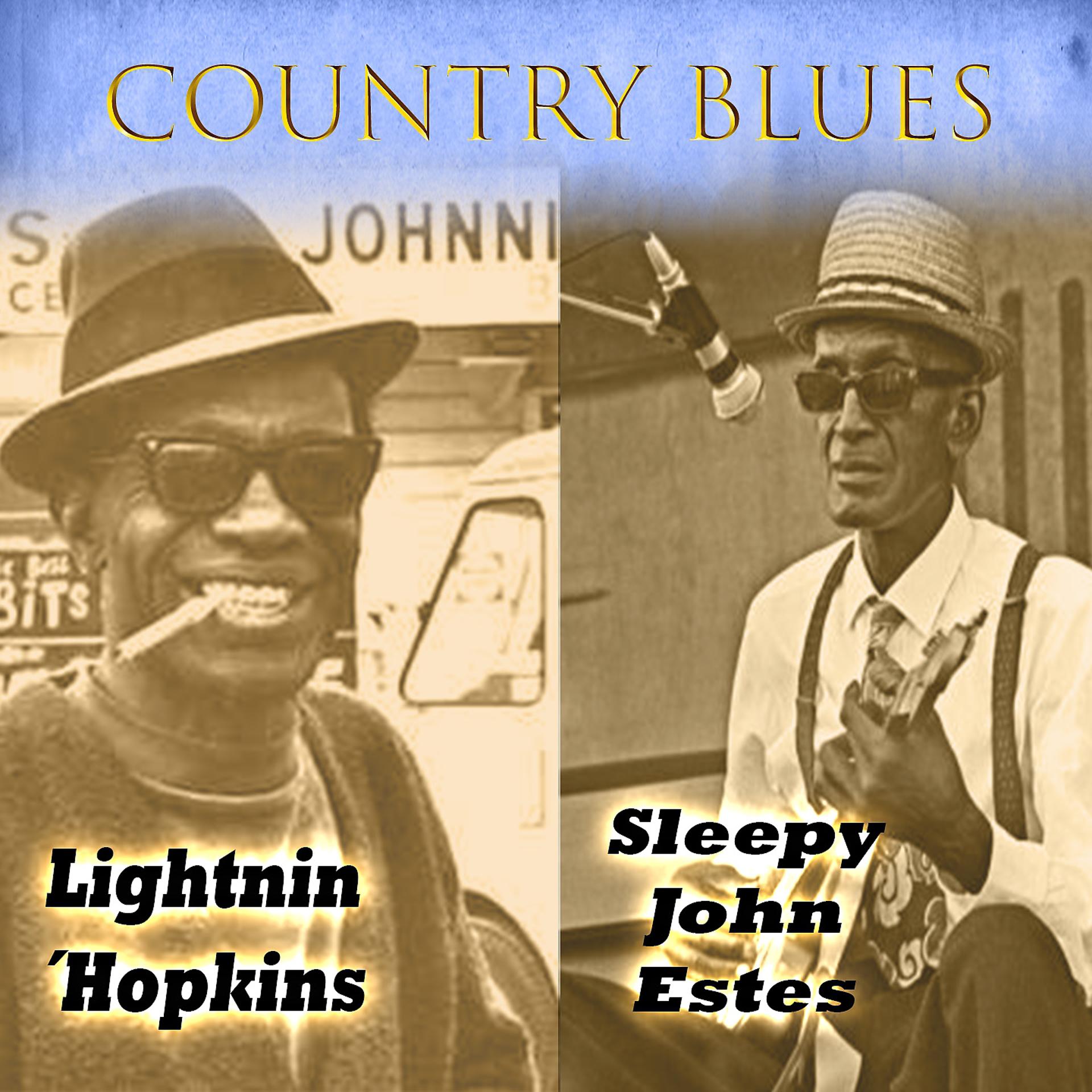 Постер альбома Country Blues, Lightnin´Hopkins & Sleepy John Estes