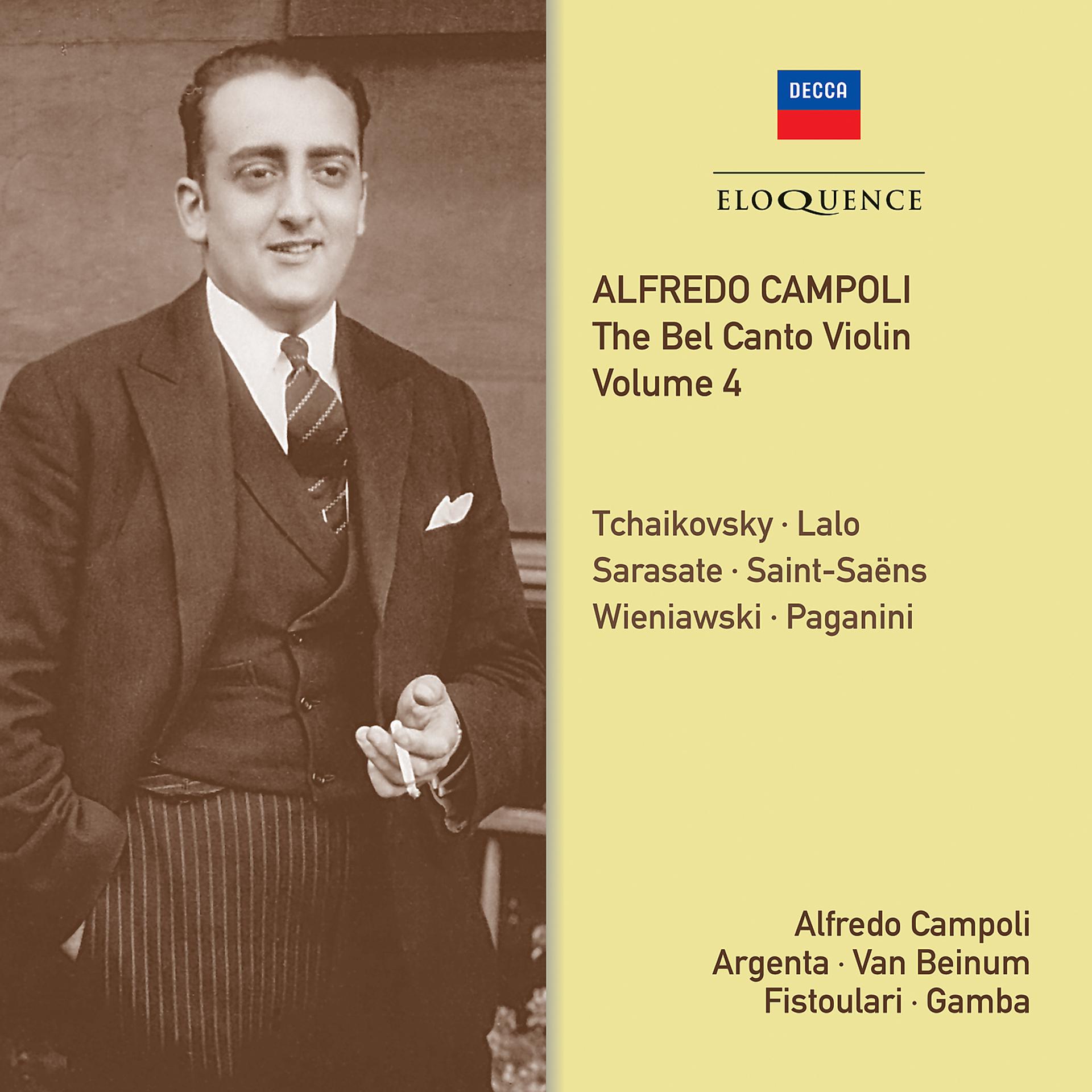 Постер альбома Alfredo Campoli: The Bel Canto Violin - Vol. 4