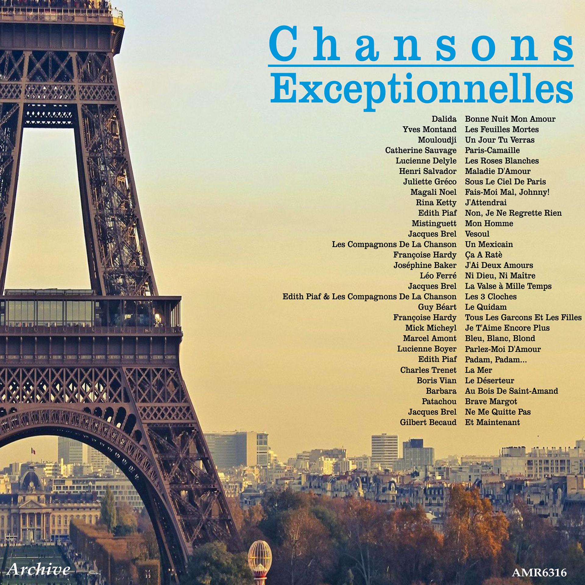 Постер альбома Chansons exceptionnelles