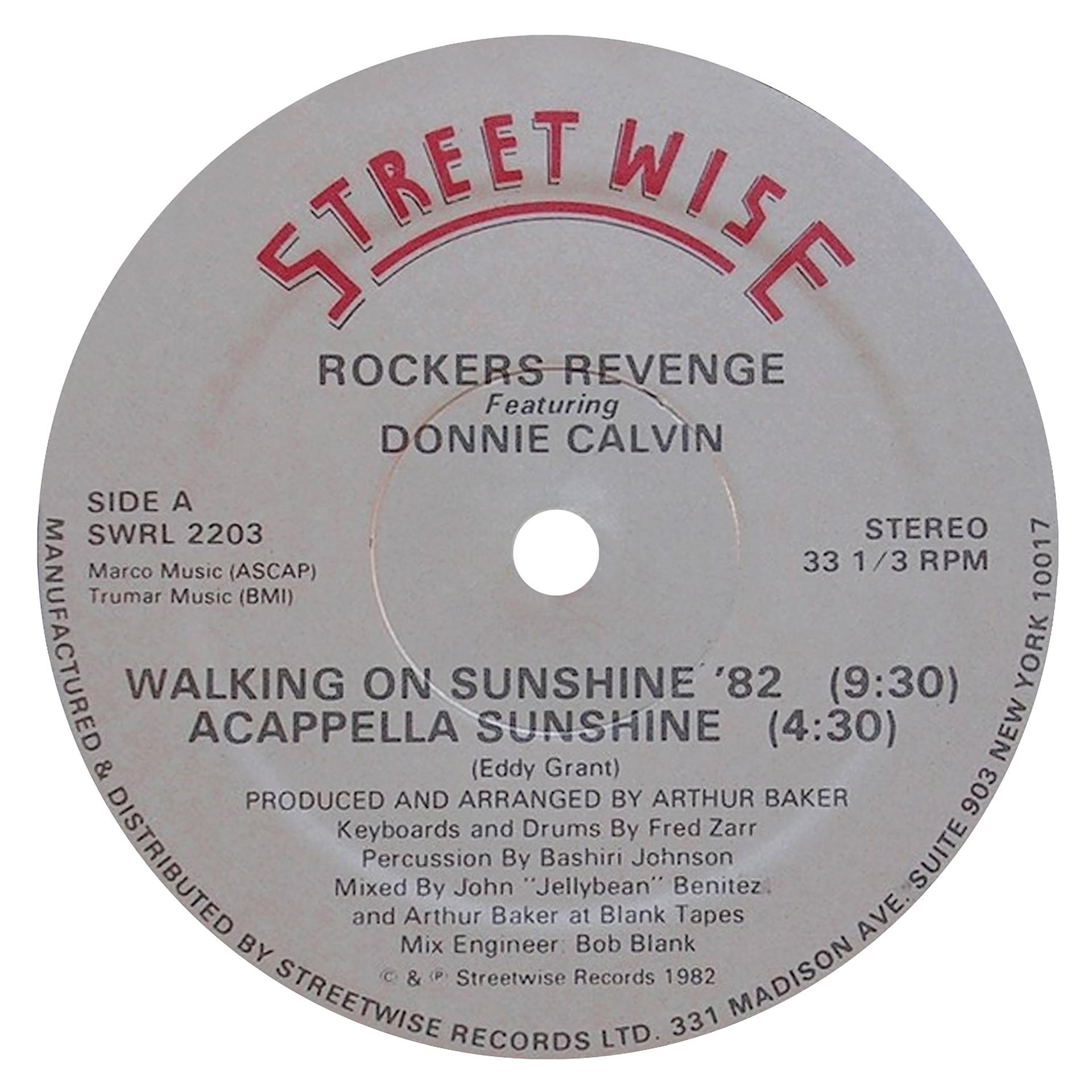Постер альбома Walking on Sunshine (feat. Donnie Calvin)