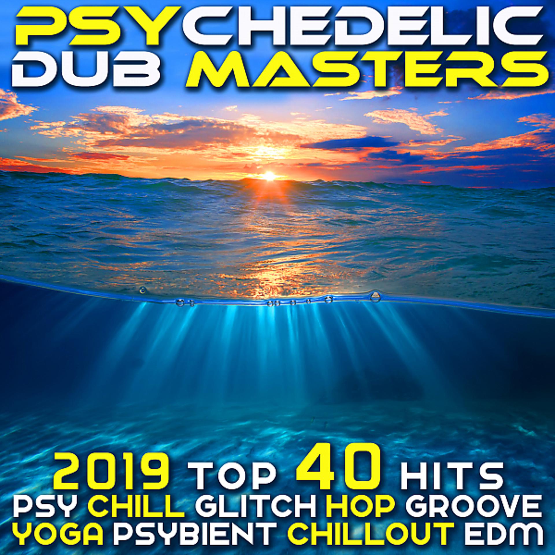Постер альбома Psychedelic Dub Masters 2019 - Top 40 Hits Psy Chill Glitch Hop Groove Yoga Psybient Chill Out EDM