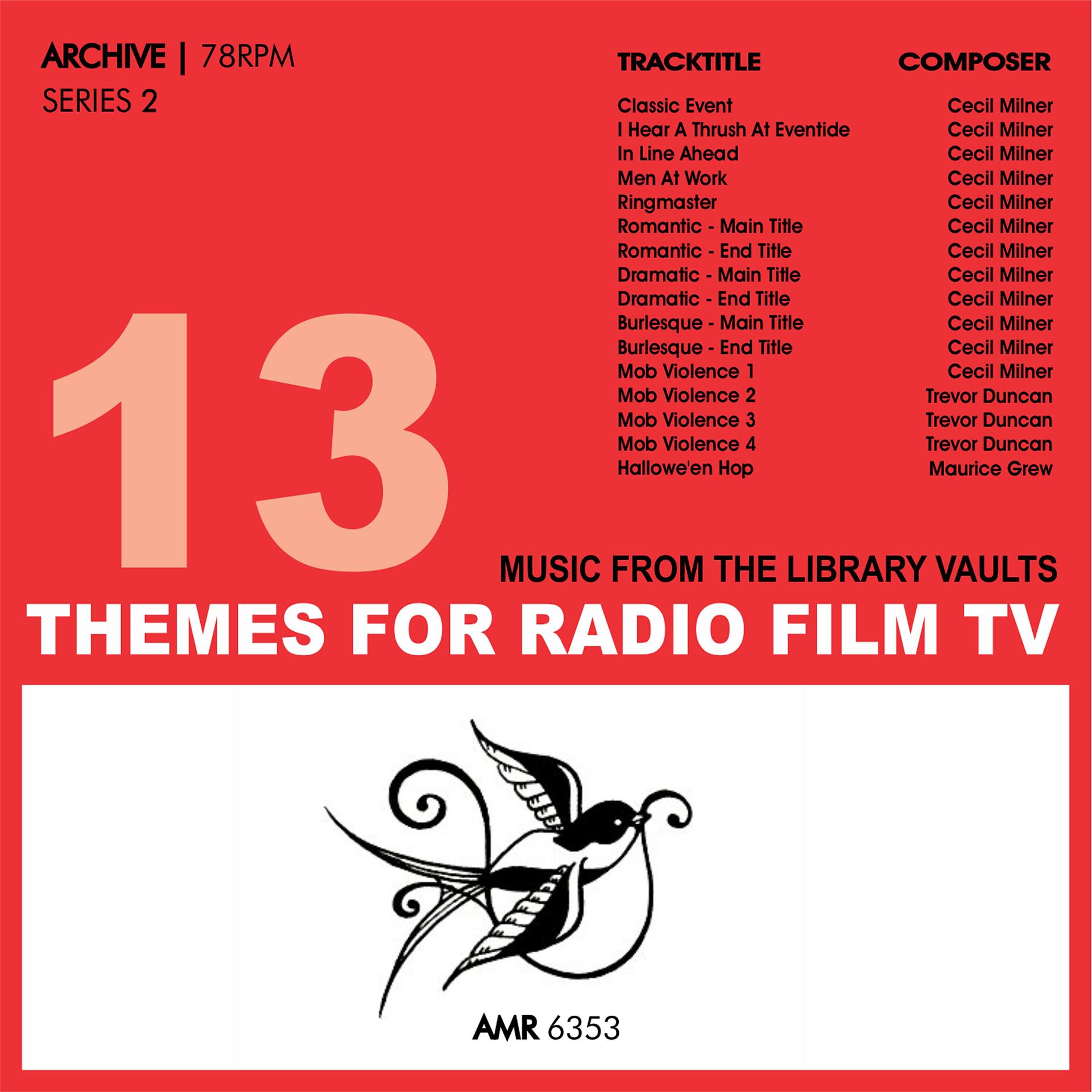 Постер альбома Themes for Radio,Film Television (Series 2) Vol. 13
