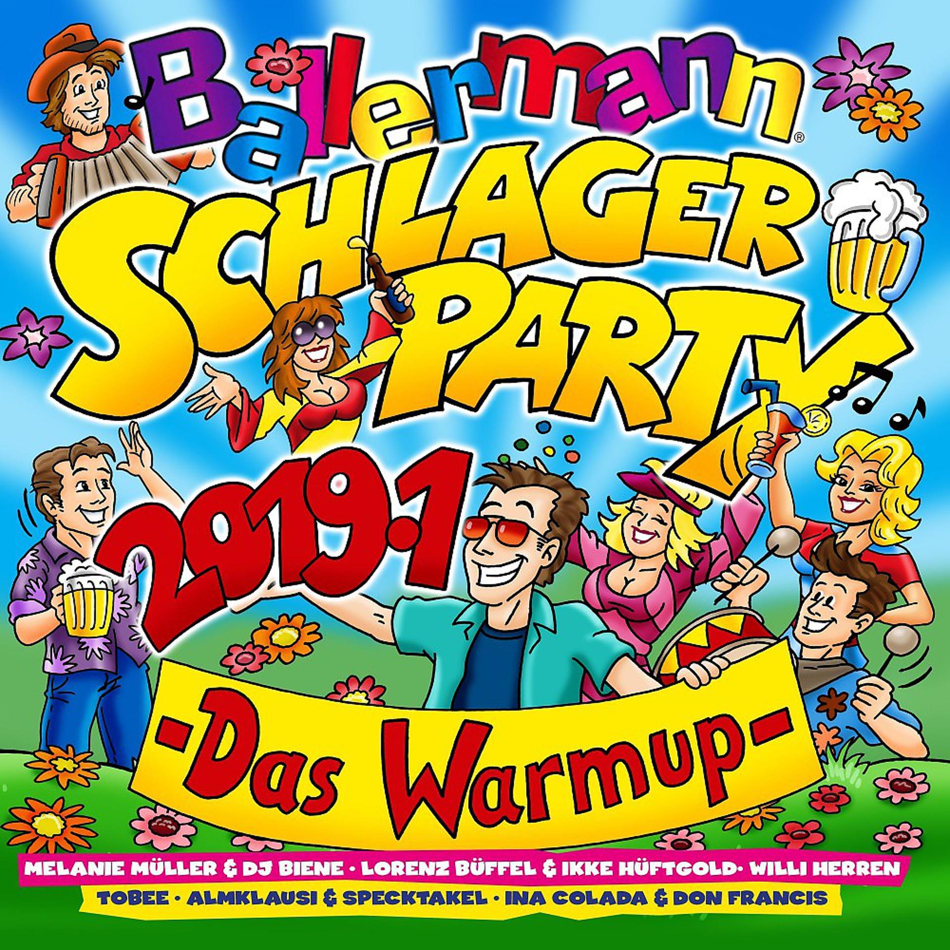 Постер альбома Ballermann Schlagerparty 2019.1 - Das Warmup
