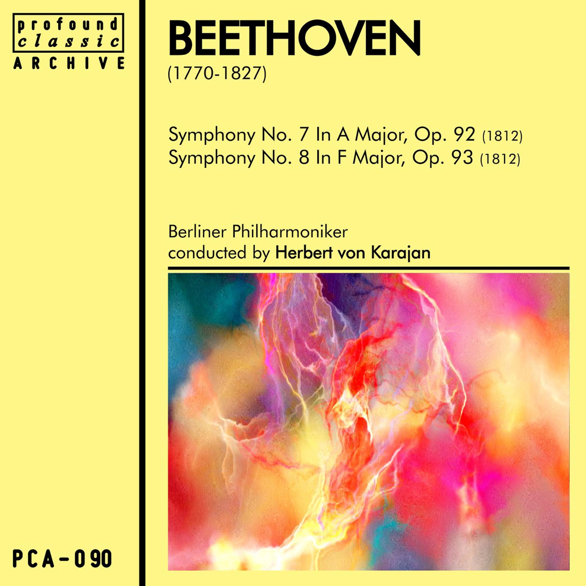 Постер альбома Beethoven Symphonies No. 7 & No. 8