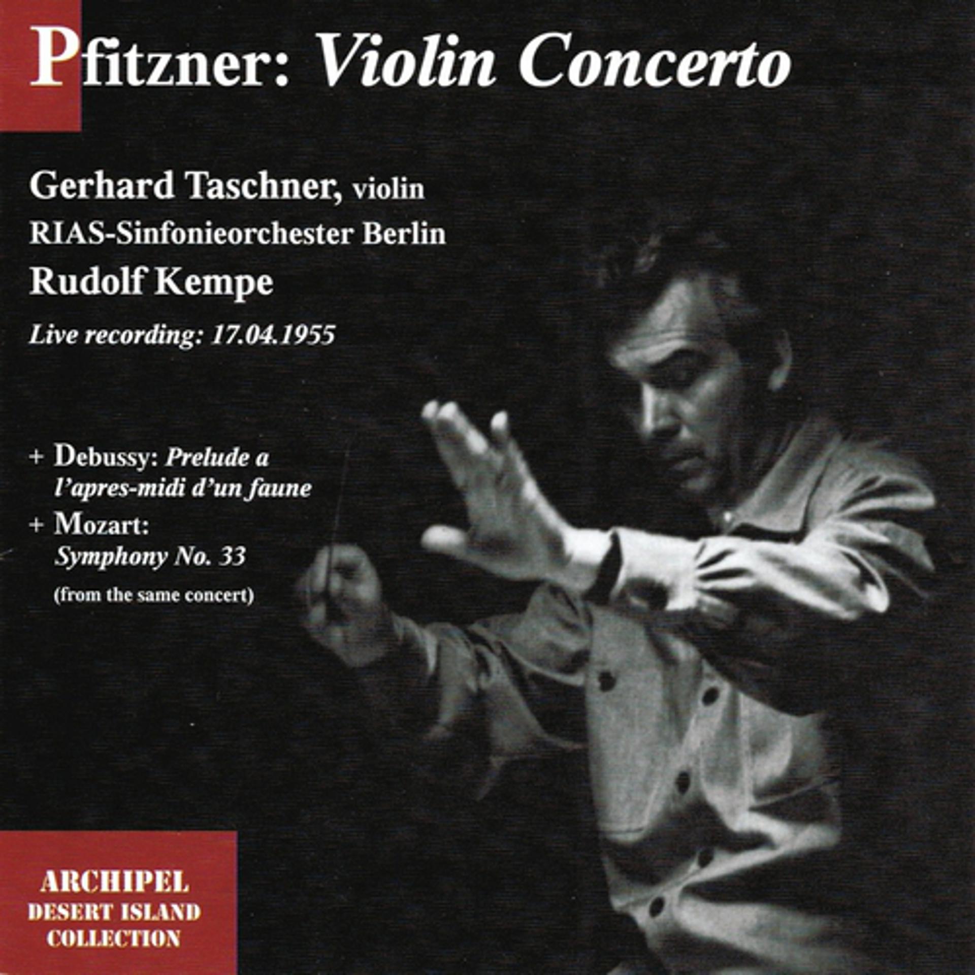 Постер альбома Hans Pfitzner: Violin Concerto