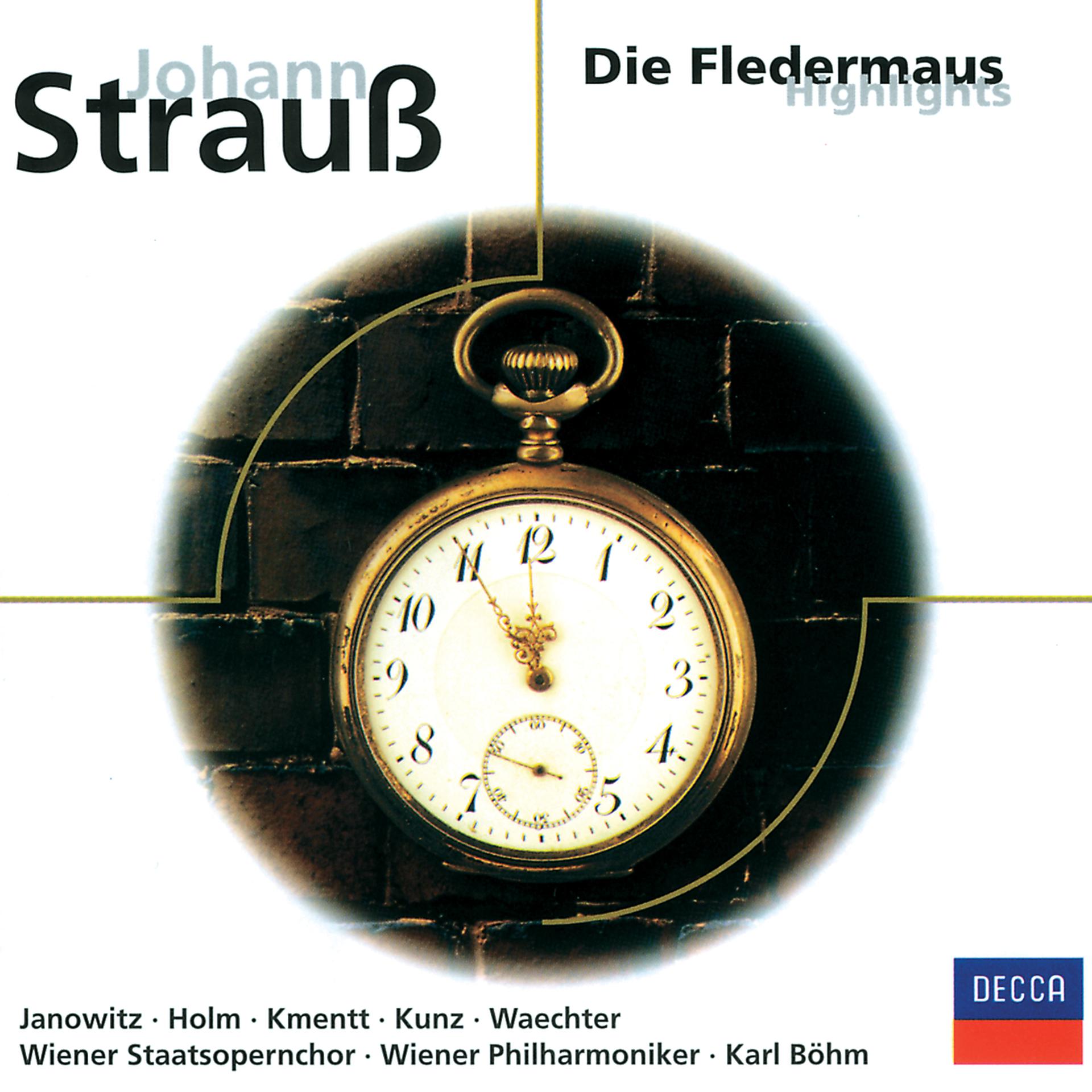 Постер альбома J. Strauss: Die Fledermaus (Highlights)