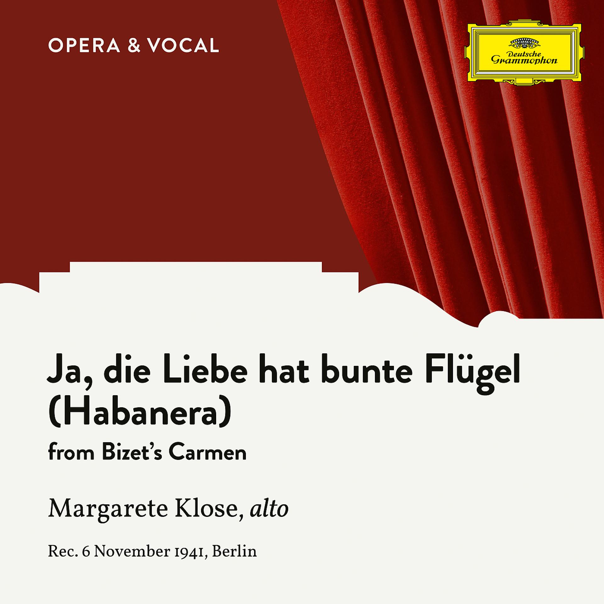 Постер альбома Bizet: Carmen, WD 31: Ja, die Liebe hat bunte Flügel (Habanera)